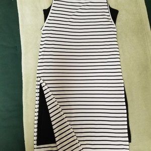 Chico’s Striped Double Layer Dress